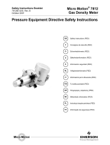 Micro Motion Pressure Equipment Directive - Model 7812 El manual del propietario