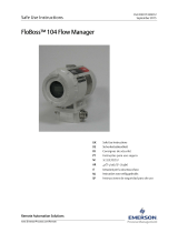 Remote Automation Solutions FloBoss 104 Flow Manager Instrucciones de operación