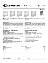 ACI Farfisa PL122G El manual del propietario