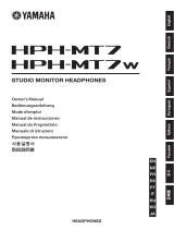 Yamaha HPH-MT7W El manual del propietario