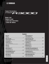 Yamaha PSR-A3000 Ficha de datos