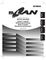 Yamaha MY8-MLAN Manual de usuario