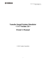Yamaha Y-S3 Manual de usuario