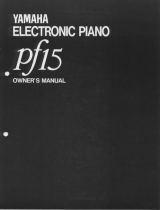 Yamaha pf15 El manual del propietario