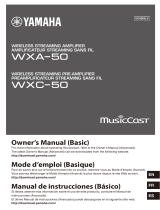 Yamaha Audio WXC-50 Manual de usuario