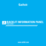 Saitek BACKLIT INFORMATION PANEL El manual del propietario