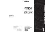 Yamaha KP125W El manual del propietario