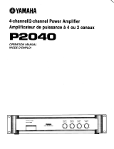 Yamaha P2040 El manual del propietario