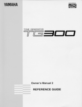 Yamaha TG300 El manual del propietario