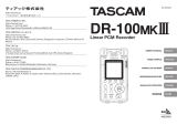 Tascam DR 100 MKIII Manual de usuario