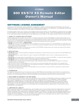 Yamaha S90 XS REMOTE EDITOR El manual del propietario