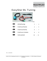 MULTIPLEX Antriebssatz Easystar Brushless Tuning El manual del propietario