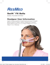 ResMed Swift FX Bella Headgear / Nasal Pillows System Manual de usuario