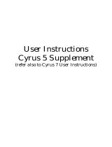 Cyrus 5 El manual del propietario