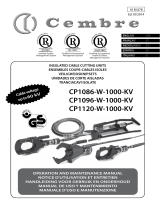 Cembre CP1086-W-1000-KV Manual de usuario