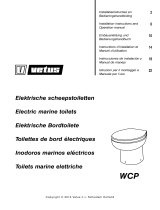 Vetus Electric marine toilet type WCP Guía de instalación