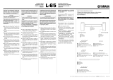 Yamaha L-65 Guía de instalación