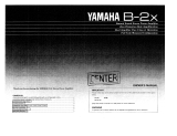 Yamaha B-2x El manual del propietario