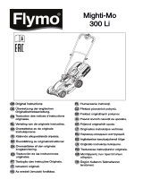 Flymo Mighti-Mo 300 Li El manual del propietario