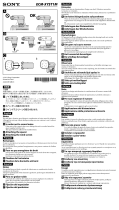 Sony ECMXYST1M Manual de usuario