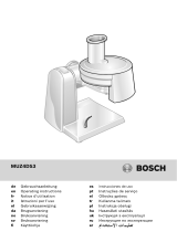 Bosch MUM4426/07 Supplemental