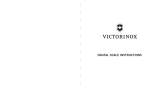Victorinox Digital Scale Instrucciones de operación