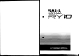 Yamaha RY10 El manual del propietario