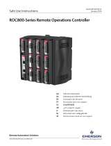 Remote Automation Solutions ROC800-Series Remote Instrucciones de operación