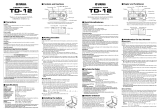 Yamaha TD-12 Manual de usuario