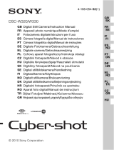Sony cyber shot dsc w330r Manual de usuario