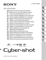 Sony Cyber Shot DSC-W350 Manual de usuario