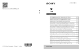 Sony Série Alpha A77II Manual de usuario