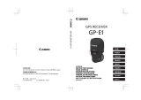 Canon GPS RECEIVER GP-E1 Manual de usuario