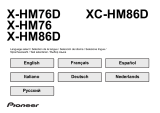 Pioneer X-HM76D Manual de usuario