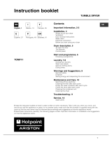 Hotpoint Ariston TCM711 Guía del usuario