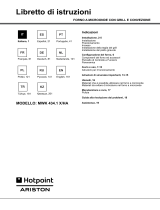 Hotpoint-Ariston MWK 434.1 X/HA El manual del propietario