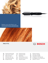 Bosch PHC7771 Manual de usuario
