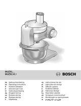 Bosch MUMXL40G/01 Instrucciones de operación