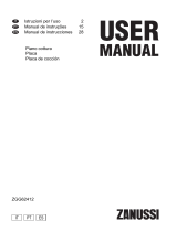 Zanussi ZGG62412XA Manual de usuario