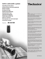Technics SBAS100 Instrucciones de operación