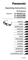 Panasonic TYEW3D3SE El manual del propietario