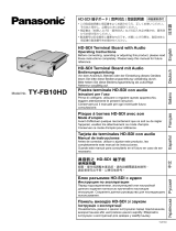 Panasonic Computer Hardware TY-FB10HD Manual de usuario