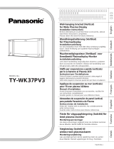 Panasonic TYWK37PV3 Instrucciones de operación