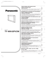 Panasonic TYWK42PV2W Instrucciones de operación