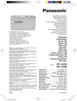 Panasonic RF-U300 El manual del propietario