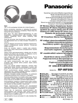 Panasonic WF950 Wireless Headphones El manual del propietario