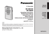 Panasonic RRQR80 Instrucciones de operación