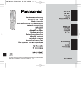 Panasonic RRUS380 Instrucciones de operación