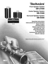 Panasonic SBLV500 El manual del propietario