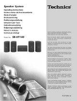 Panasonic SBHT140 Instrucciones de operación